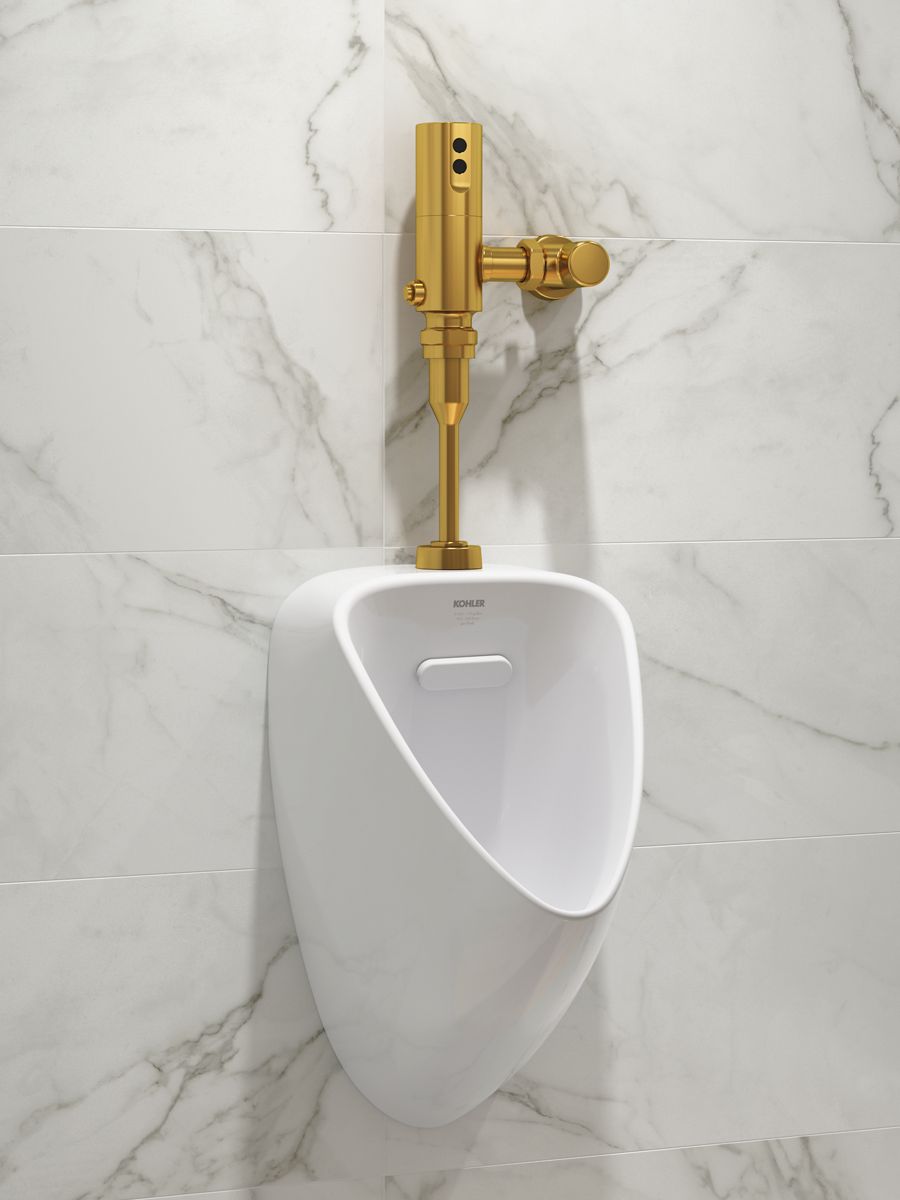 KOHLER K-20713-ET125 Tend Contemporary Washout Urinal with Top Spud