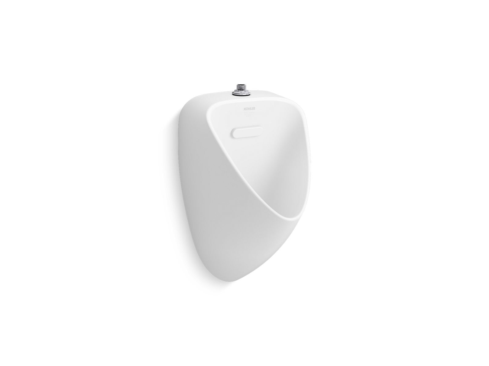 KOHLER K-20713-ETS25 Tend Contemporary Washout Urinal with Top Spud, White - 3/4 view of product
