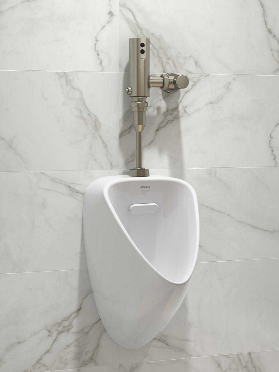 KOHLER K-20713-ETS25 Tend Contemporary Washout Urinal with Top Spud