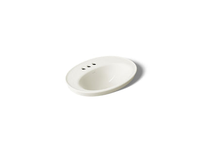 KOHLER K-2075-4 Serif 22-1/4" oval drop-in bathroom sink