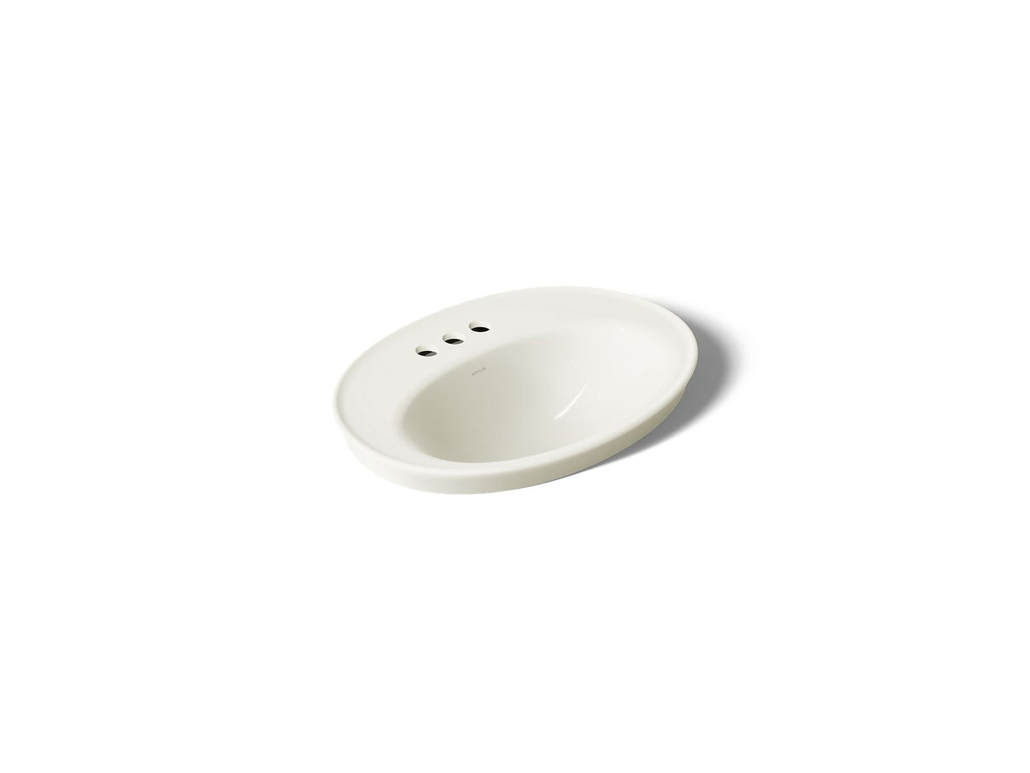 KOHLER K-2075-4 Serif 22-1/4" oval drop-in bathroom sink
