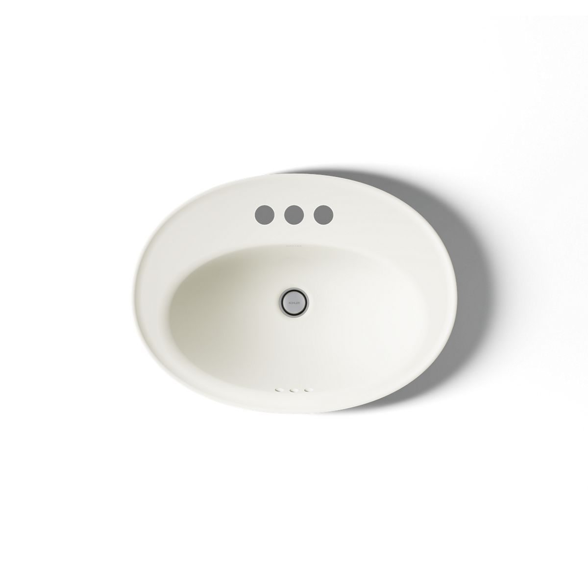 KOHLER K-2075-4 Serif 22-1/4" oval drop-in bathroom sink