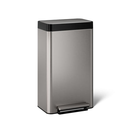 KOHLER K-20941 8-gallon loft stainless steel step trash can