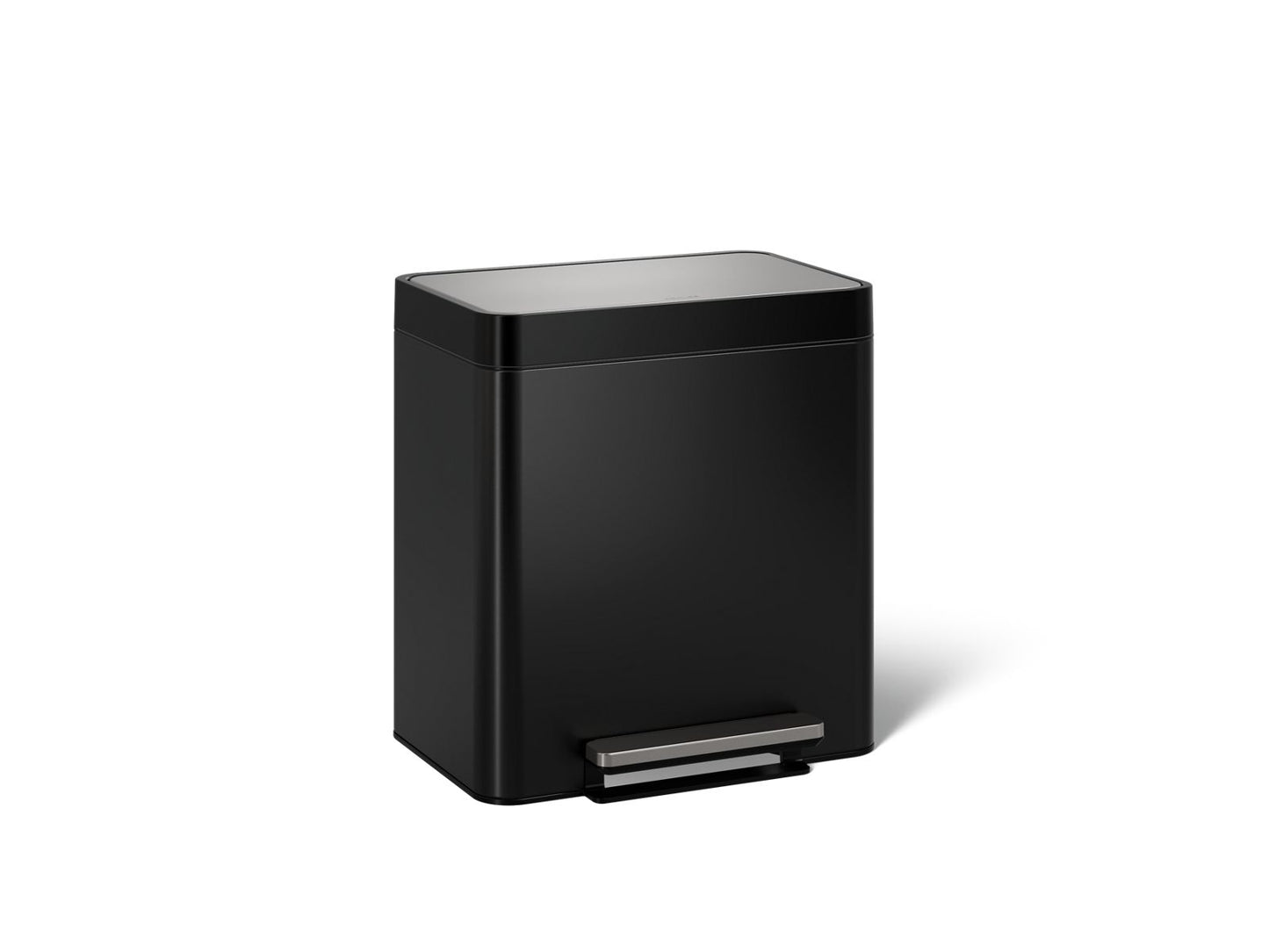 KOHLER K-20942 8-gallon stainless steel step trash can