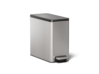KOHLER K-20957 2.5-gallon slim step trash can