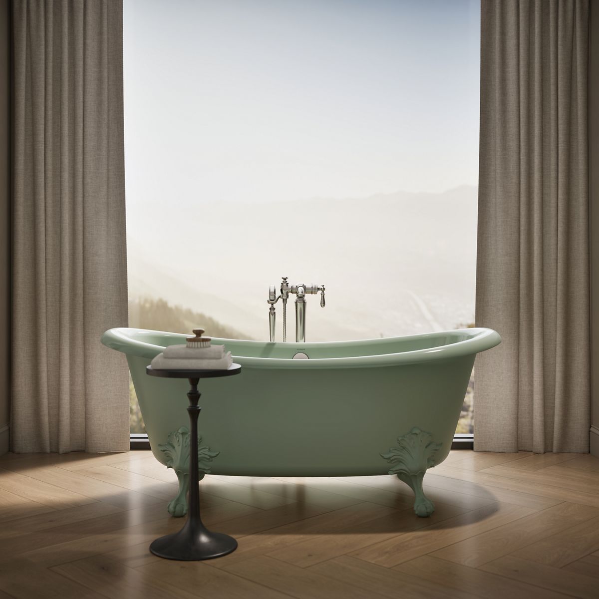KOHLER K-21000-PAG Artifacts 66-1/8" x 32-1/2" freestanding bath