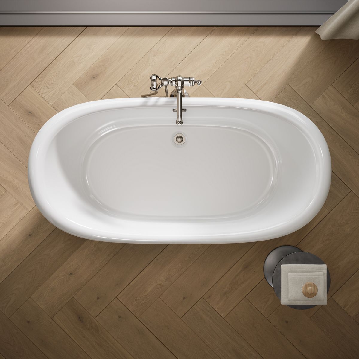 KOHLER K-21000-PAG Artifacts 66-1/8" x 32-1/2" freestanding bath