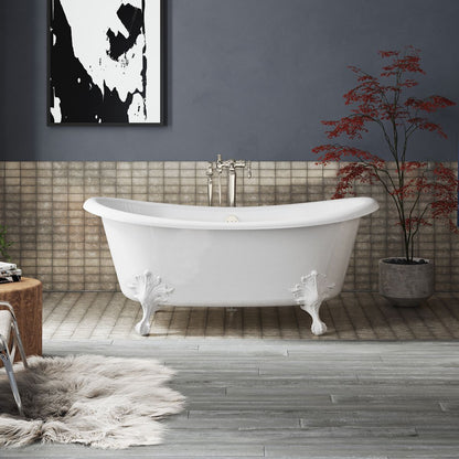 KOHLER K-21000-W Artifacts 66-1/4" x 32-1/2" freestanding bath