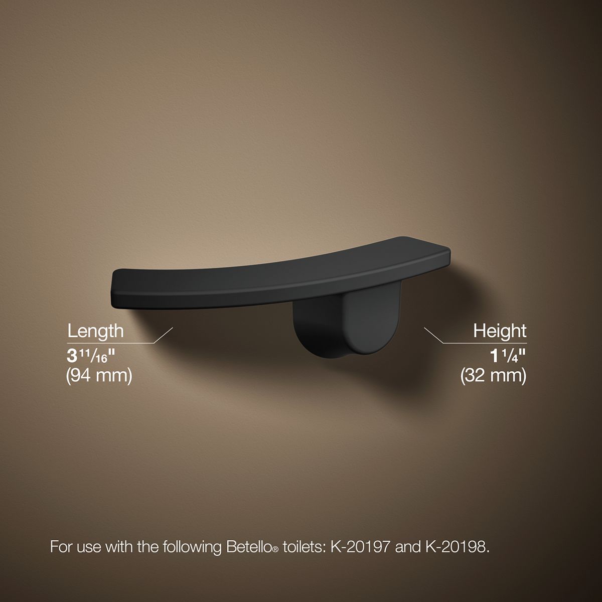 KOHLER Betello Left-hand trip lever