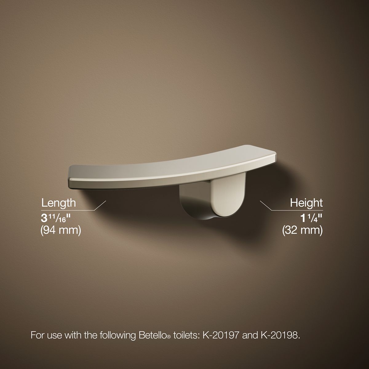 KOHLER Betello Left-hand trip lever