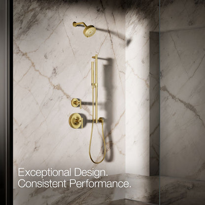KOHLER Shift+ Round two-function handshower, 2.5 gpm