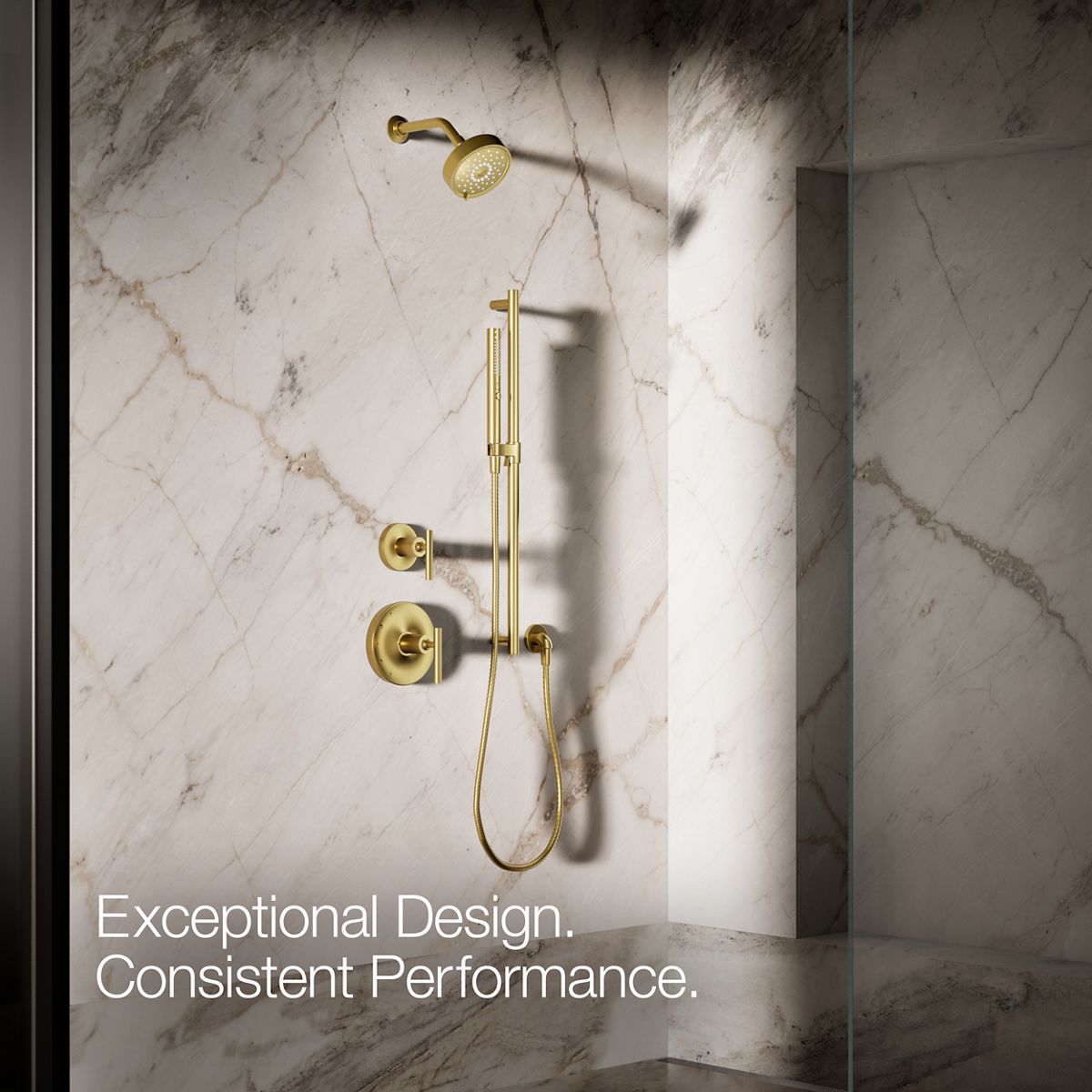 KOHLER Shift+ Round two-function handshower, 1.75 gpm