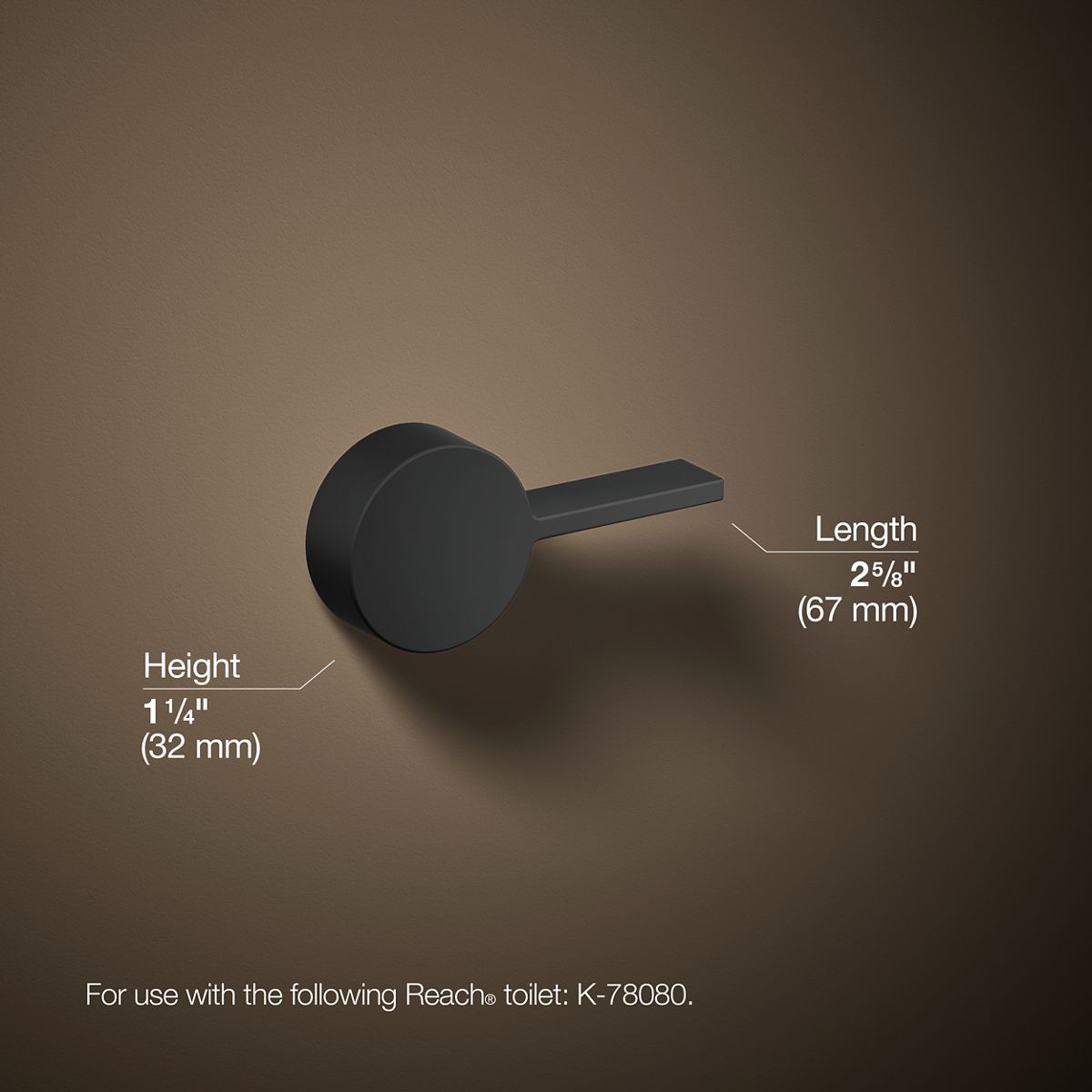 KOHLER Reach Left-hand trip lever