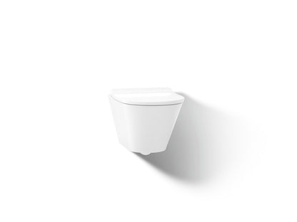 KOHLER Brazn Wall-hung round-front toilet, dual-flush