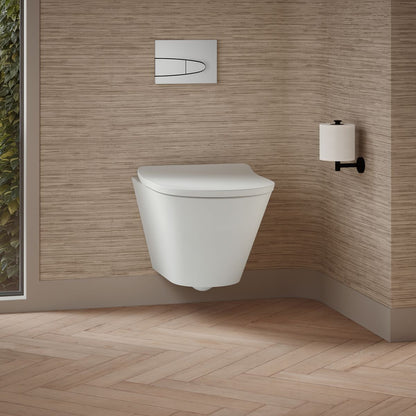 KOHLER Brazn Wall-hung round-front toilet, dual-flush
