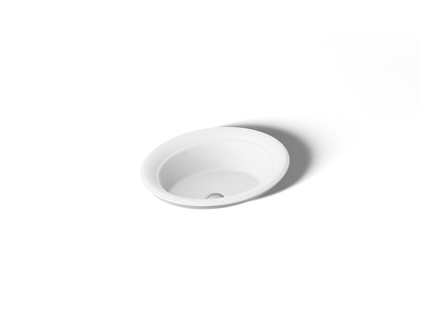 KOHLER K-21780 Artifacts 21" oval drop-in bathroom sink