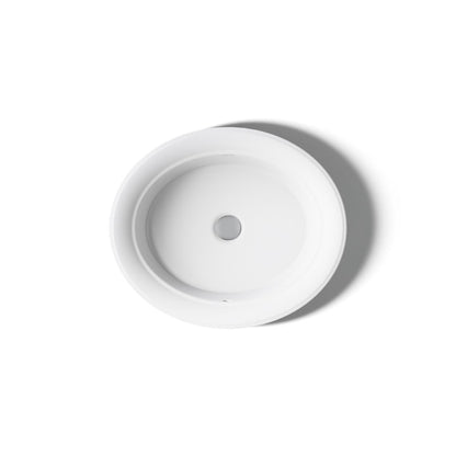 KOHLER K-21780 Artifacts 21" oval drop-in bathroom sink