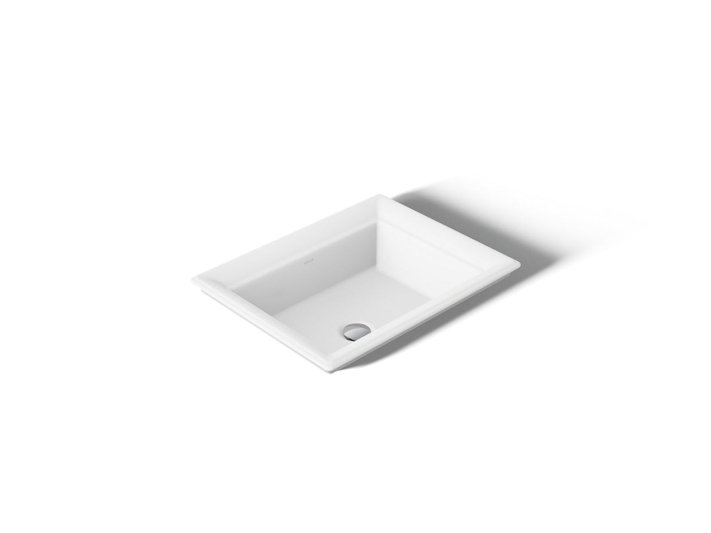 KOHLER K-21781 Artifacts 21" rectangular drop-in bathroom sink