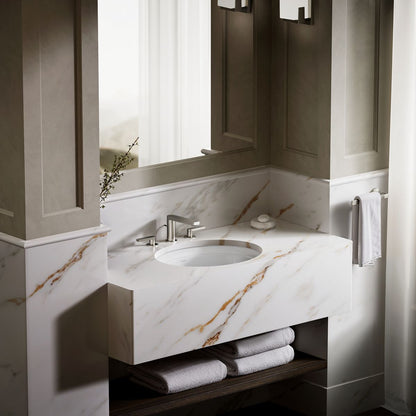 KOHLER K-21782 Artifacts 21-1/4" oval undermount bathroom sink