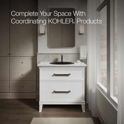KOHLER Pennington 20-1/4" oval drop-in bathroom sink