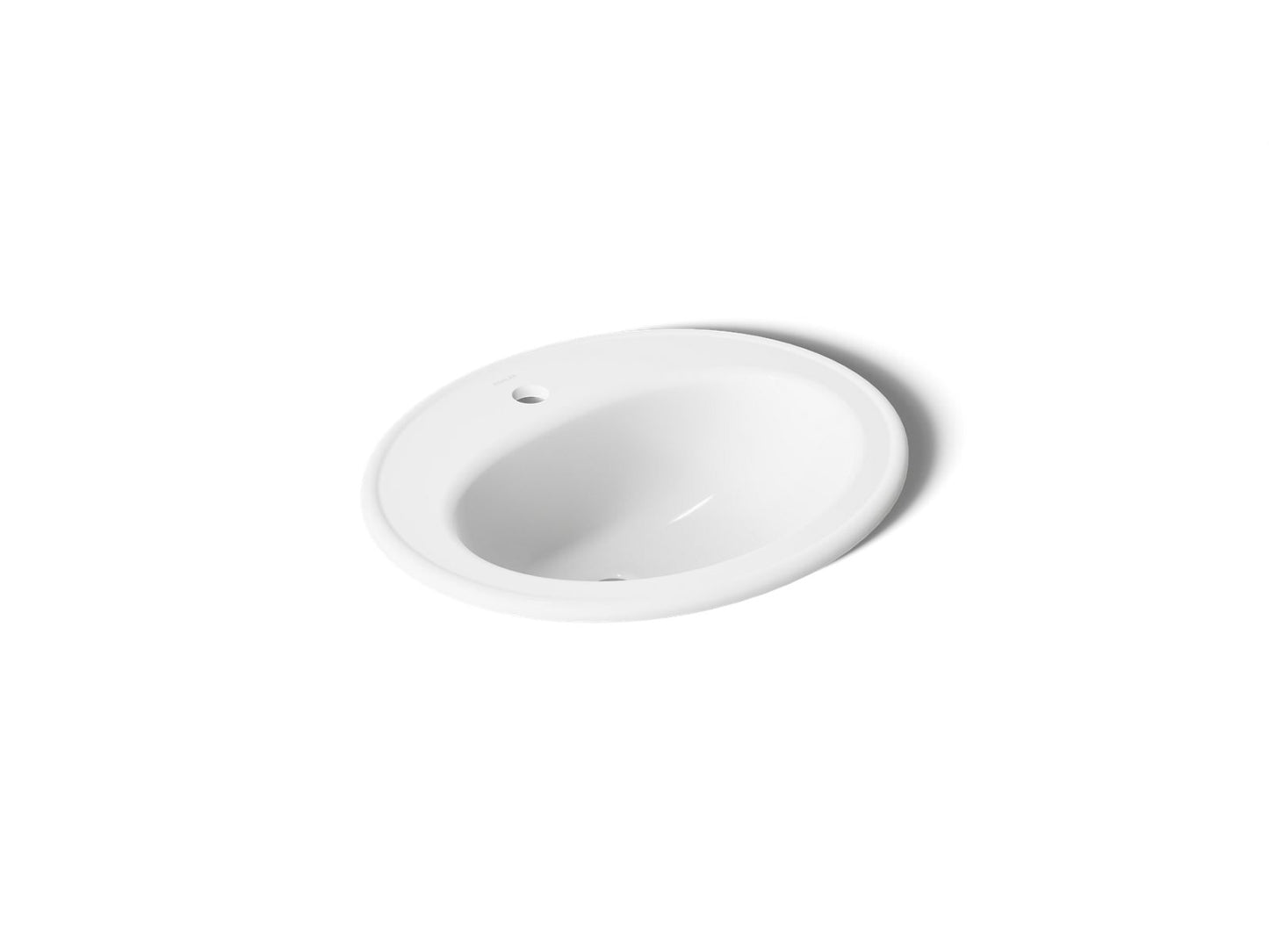 KOHLER Pennington 20-1/4" oval drop-in bathroom sink