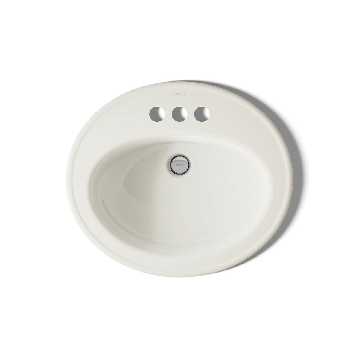 KOHLER Pennington 20-1/4" oval drop-in bathroom sink