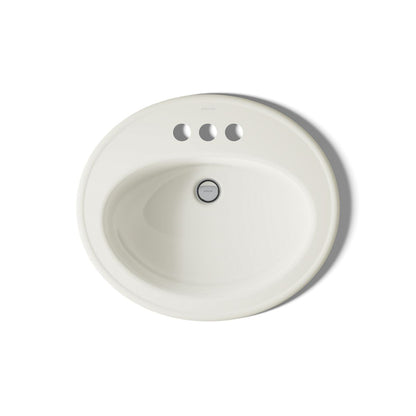 KOHLER Pennington 20-1/4" oval drop-in bathroom sink