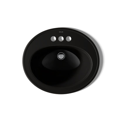 KOHLER Pennington 20-1/4" oval drop-in bathroom sink