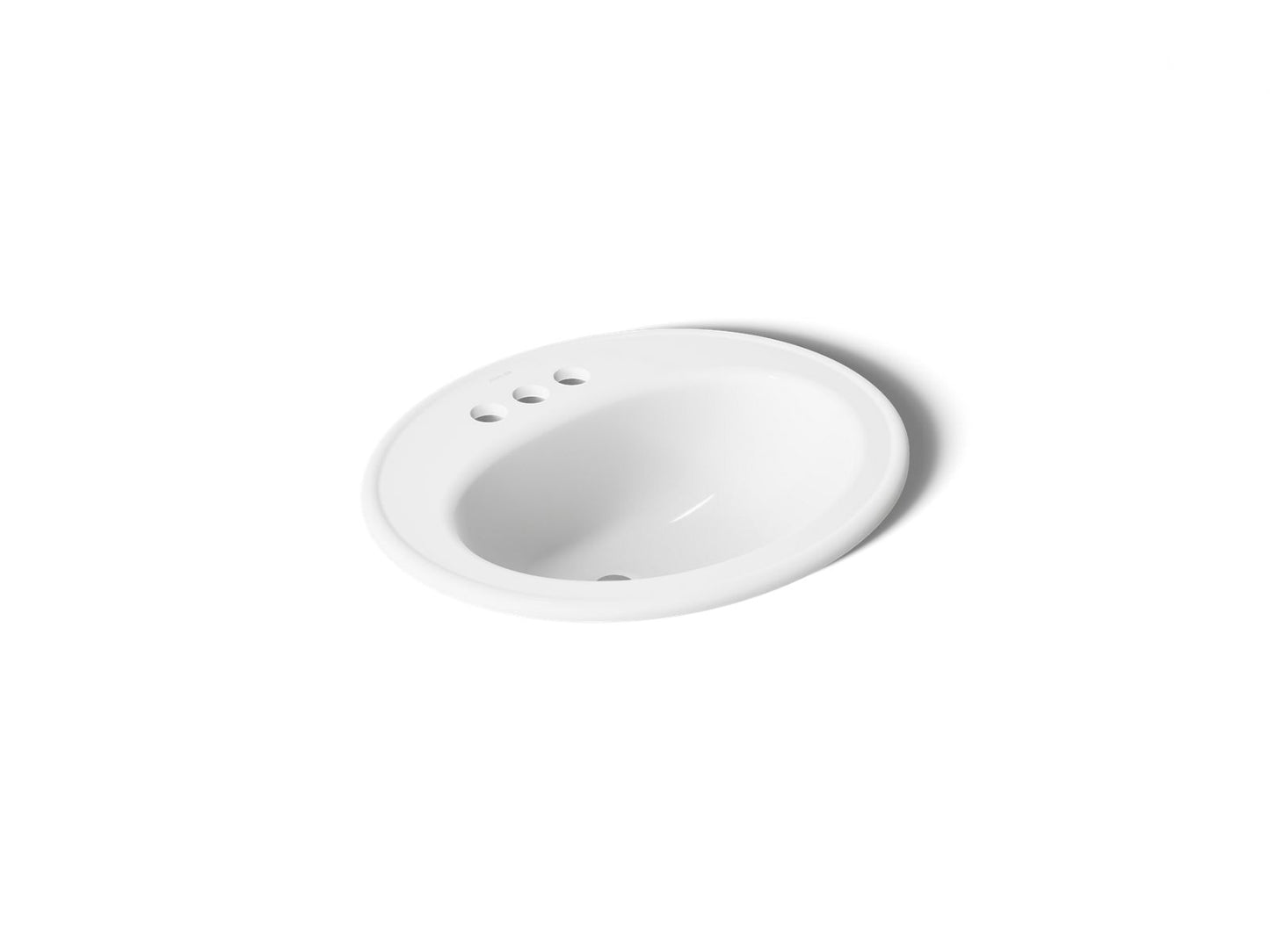 KOHLER Pennington 20-1/4" oval drop-in bathroom sink