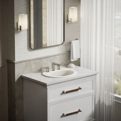 KOHLER Pennington 20-1/4" oval drop-in bathroom sink