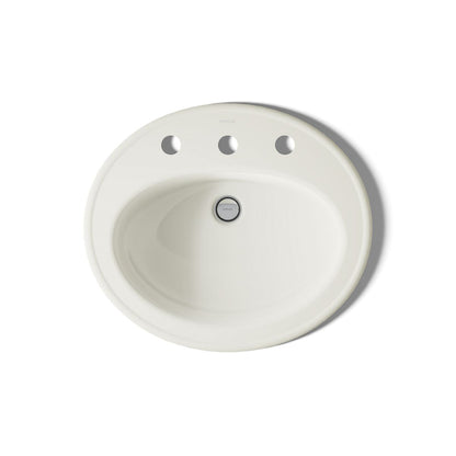 KOHLER Pennington 20-1/4" oval drop-in bathroom sink
