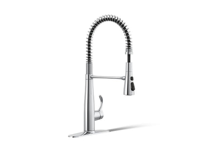 KOHLER K-22033 Simplice Semi-professional kitchen sink faucet with three-function sprayhead