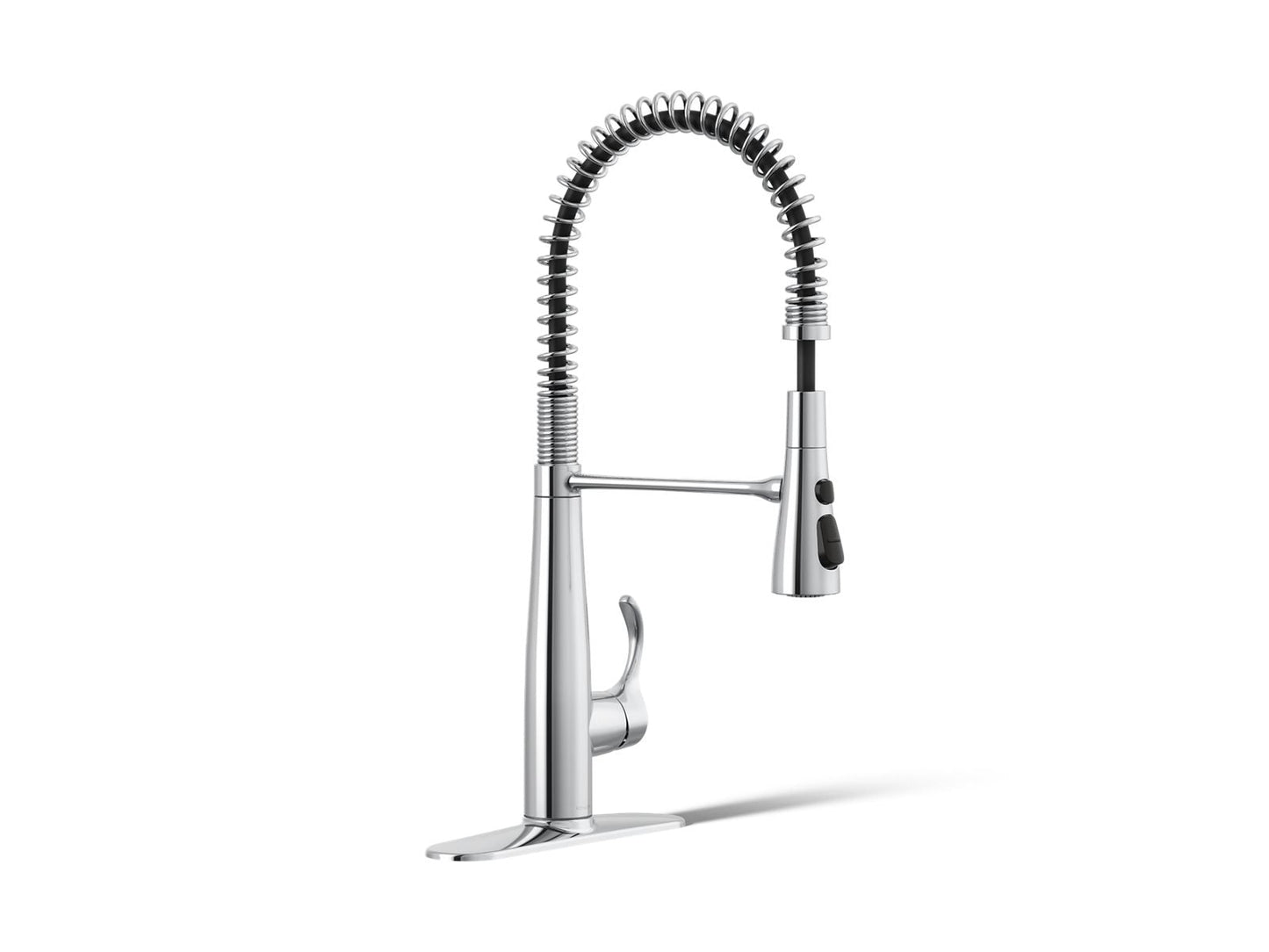 KOHLER K-22033 Simplice Semi-professional kitchen sink faucet with three-function sprayhead