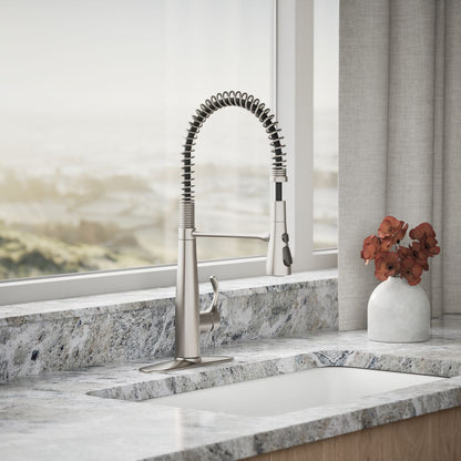 KOHLER K-22033 Simplice Semi-professional kitchen sink faucet with three-function sprayhead