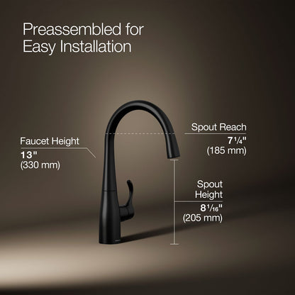 KOHLER K-22034 Simplice Single-handle bar sink faucet