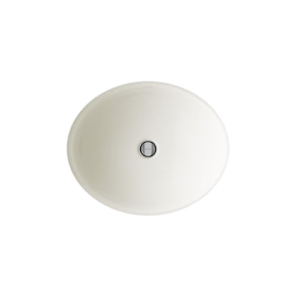 KOHLER K-2205 Caxton 19-1/4" oval undermount bathroom sink, no overflow
