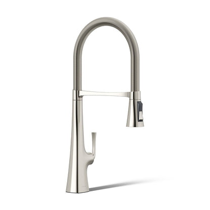 KOHLER K-22060 Graze Semi-professional kitchen sink faucet with three-function sprayhead