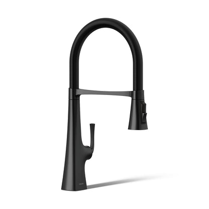 KOHLER K-22061 Graze Semi-professional kitchen sink faucet with three-function sprayhead