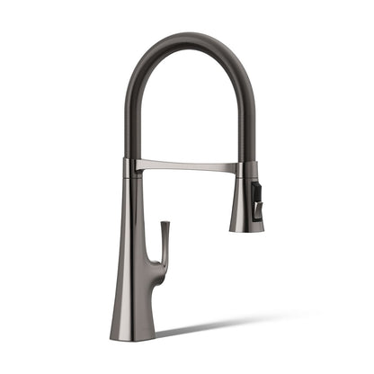KOHLER K-22061 Graze Semi-professional kitchen sink faucet with three-function sprayhead