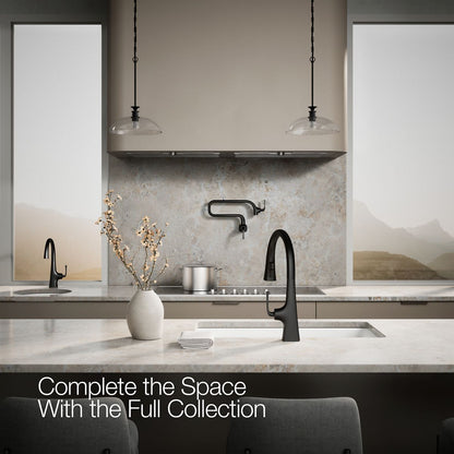 KOHLER K-22062 Graze Pull-down kitchen sink faucet with three-function sprayhead