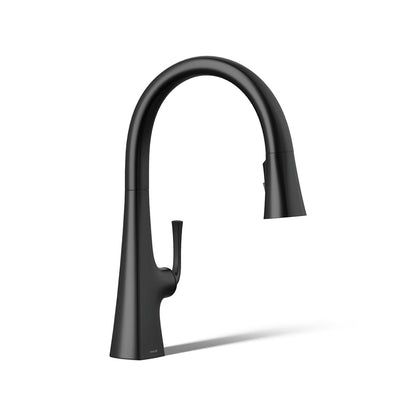 KOHLER K-22062 Graze Pull-down kitchen sink faucet with three-function sprayhead