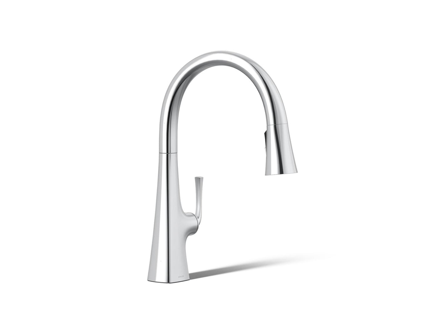 KOHLER K-22062 Graze Pull-down kitchen sink faucet with three-function sprayhead