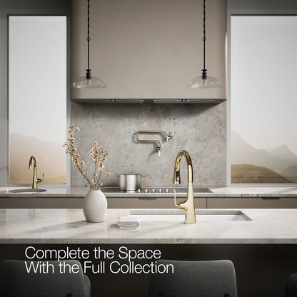 KOHLER K-22062 Graze Pull-down kitchen sink faucet with three-function sprayhead