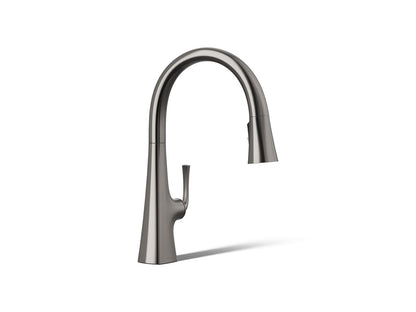 KOHLER K-22062 Graze Pull-down kitchen sink faucet with three-function sprayhead