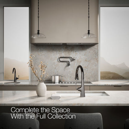 KOHLER K-22062 Graze Pull-down kitchen sink faucet with three-function sprayhead