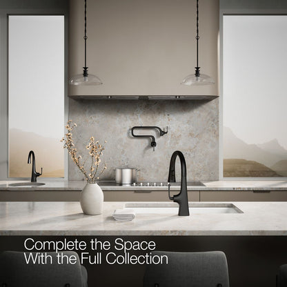 KOHLER K-22063 Graze Pull-down kitchen sink faucet with three-function sprayhead
