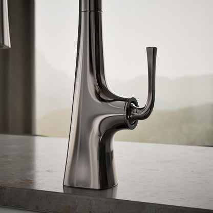 KOHLER K-22063 Graze Pull-down kitchen sink faucet with three-function sprayhead