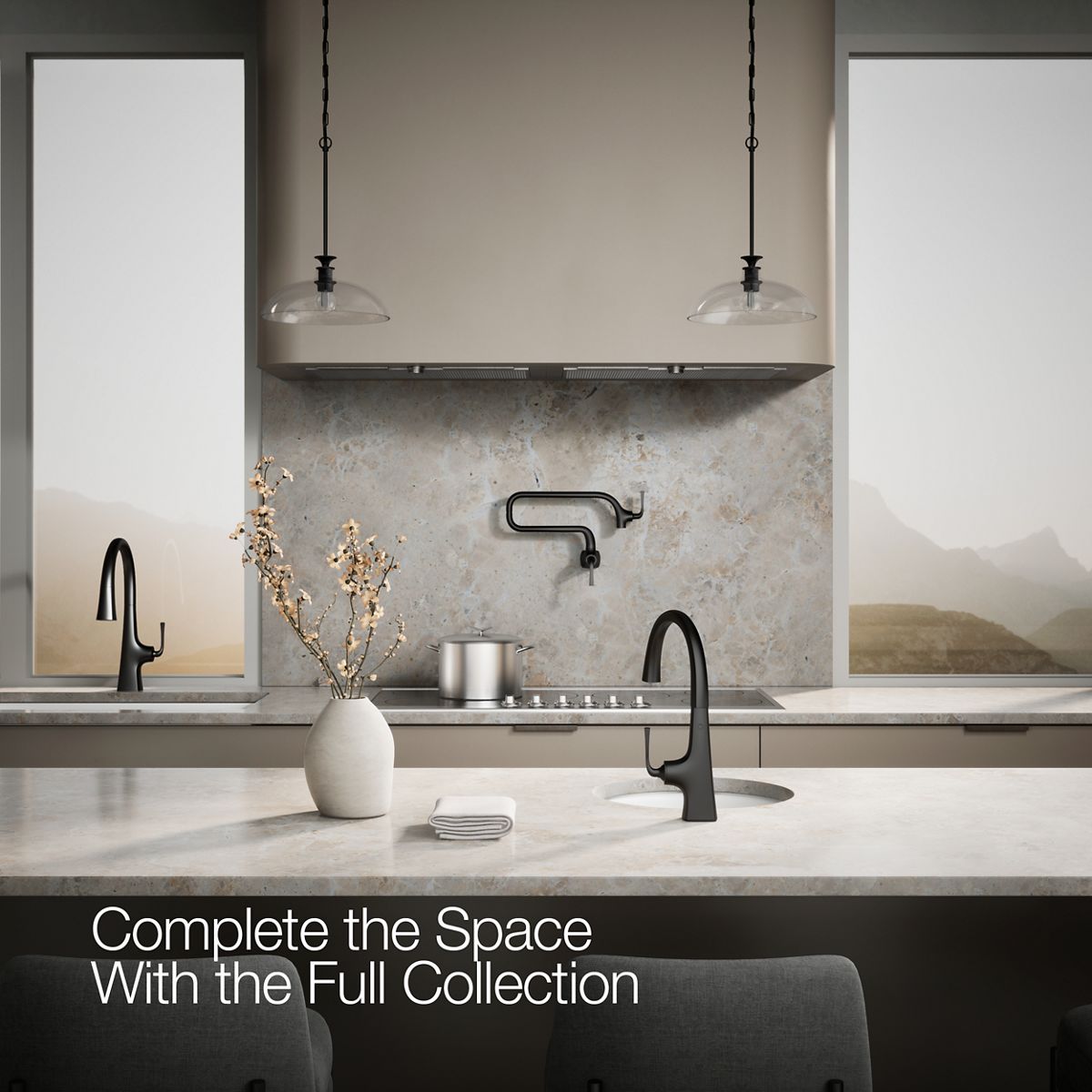 KOHLER K-22065 Graze Single-handle bar sink faucet