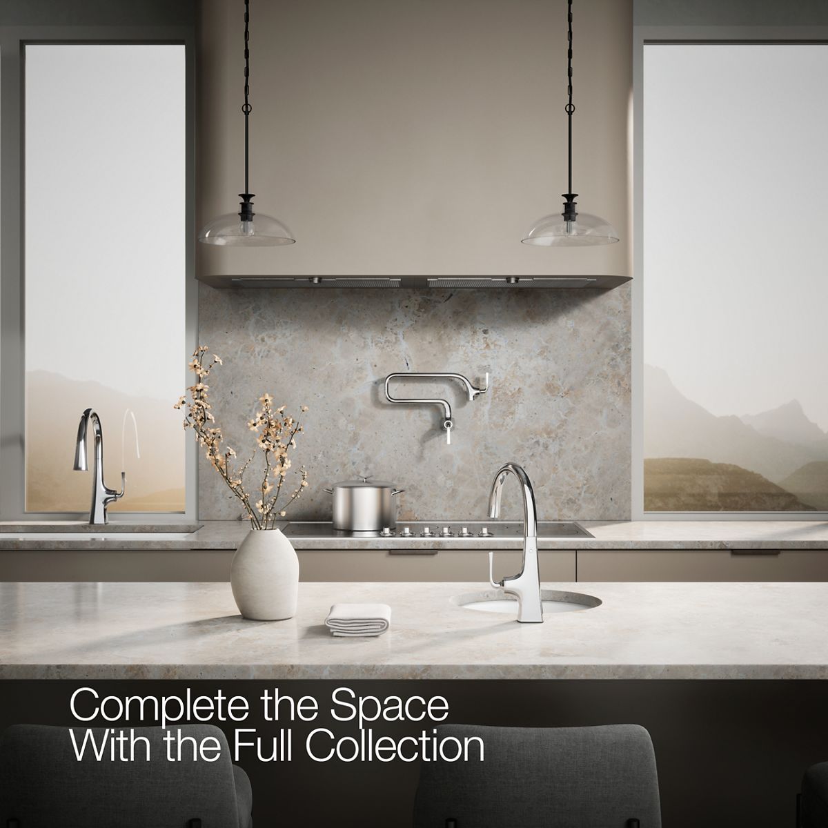 KOHLER K-22065 Graze Single-handle bar sink faucet