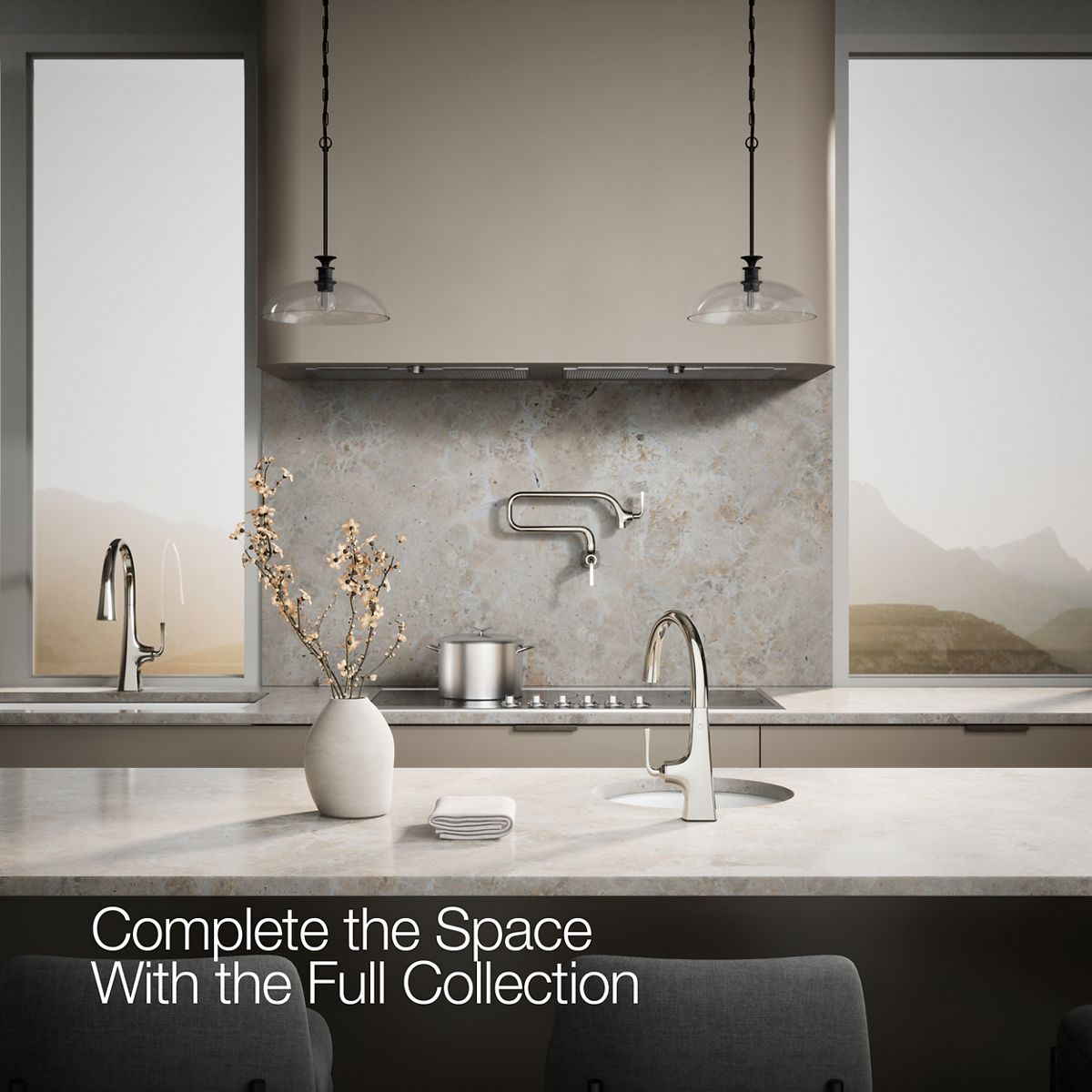 KOHLER K-22065 Graze Single-handle bar sink faucet